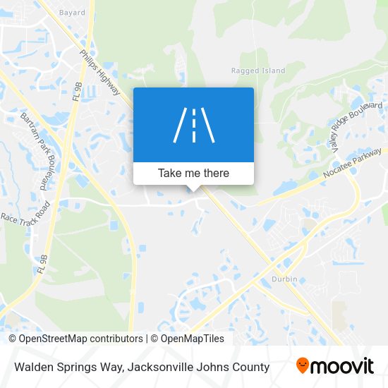 Walden Springs Way map
