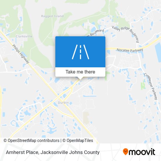 Amherst Place map