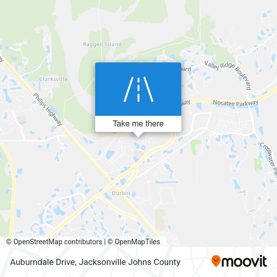 Auburndale Drive map