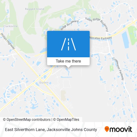 Mapa de East Silverthorn Lane