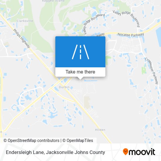 Mapa de Endersleigh Lane