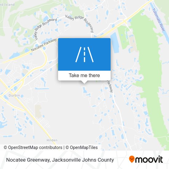 Nocatee Greenway map