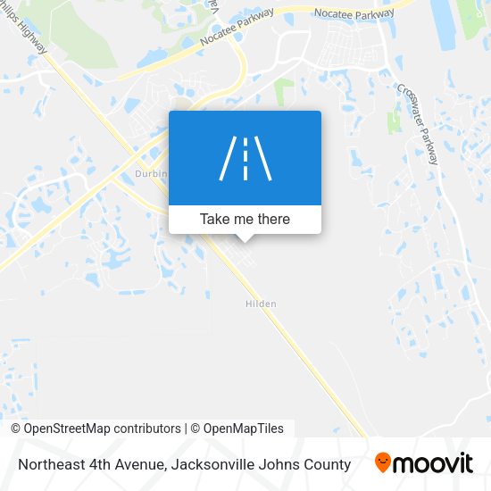 Northeast 4th Avenue map
