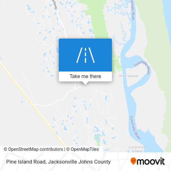 Pine Island Road map