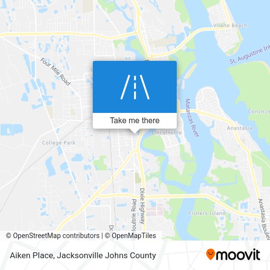 Aiken Place map