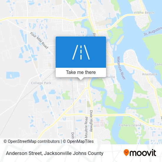 Anderson Street map