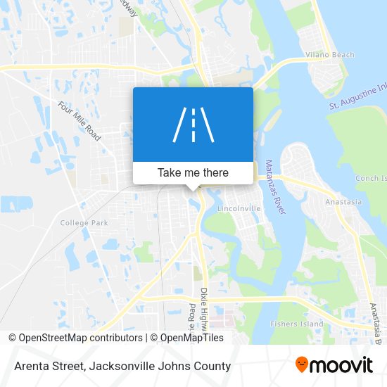 Arenta Street map
