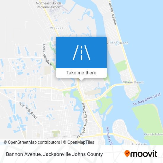 Bannon Avenue map