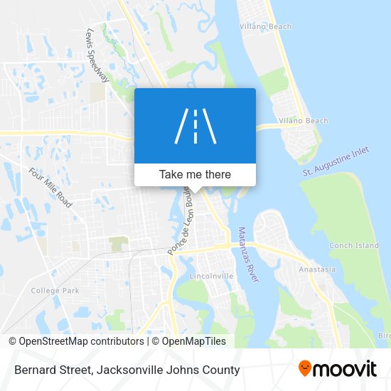 Bernard Street map