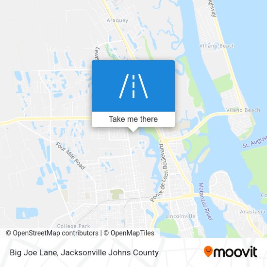 Big Joe Lane map