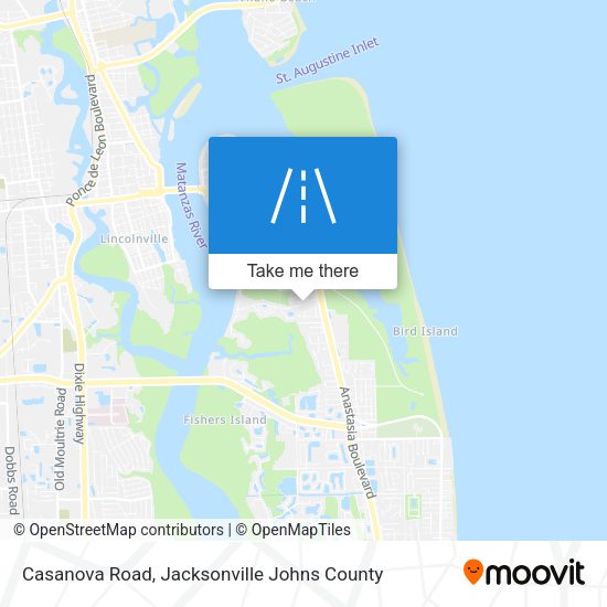 Casanova Road map