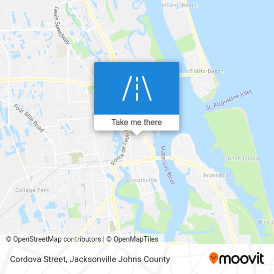 Cordova Street map