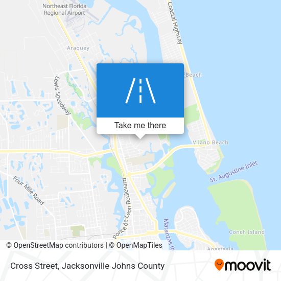 Cross Street map
