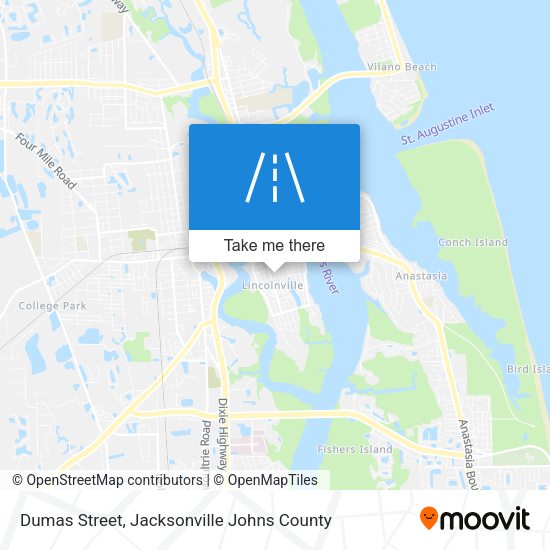 Dumas Street map