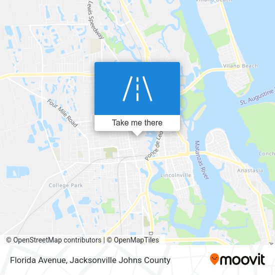 Mapa de Florida Avenue