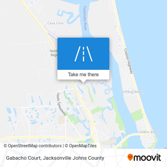 Gabacho Court map