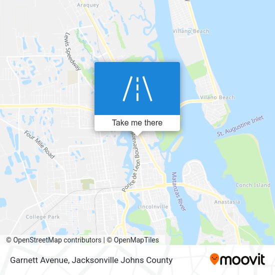 Mapa de Garnett Avenue