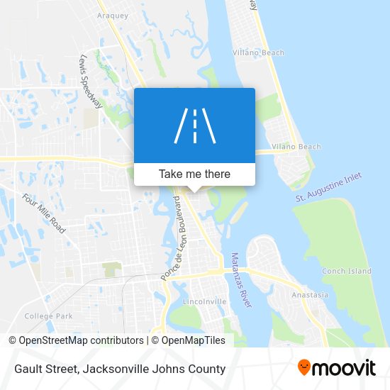 Gault Street map