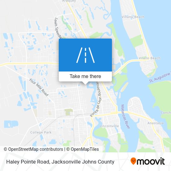 Haley Pointe Road map