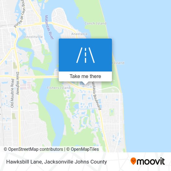 Mapa de Hawksbill Lane