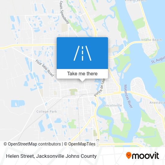 Helen Street map