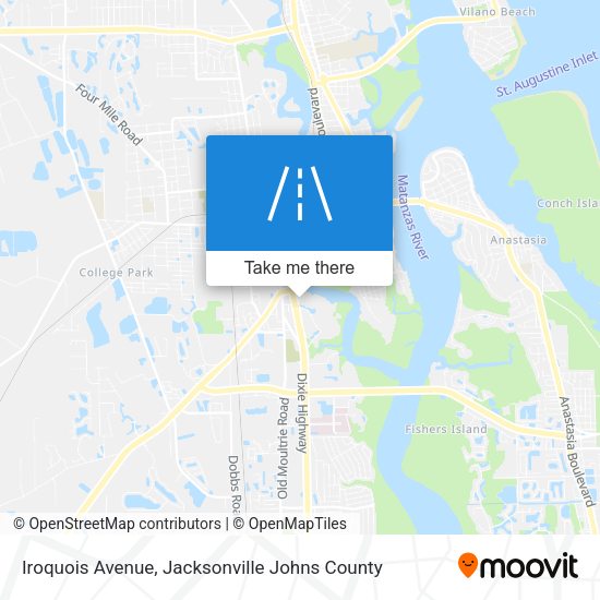 Iroquois Avenue map