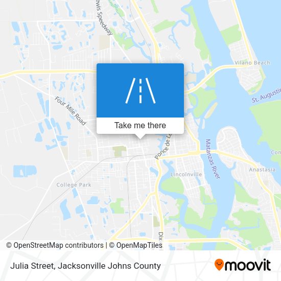 Julia Street map