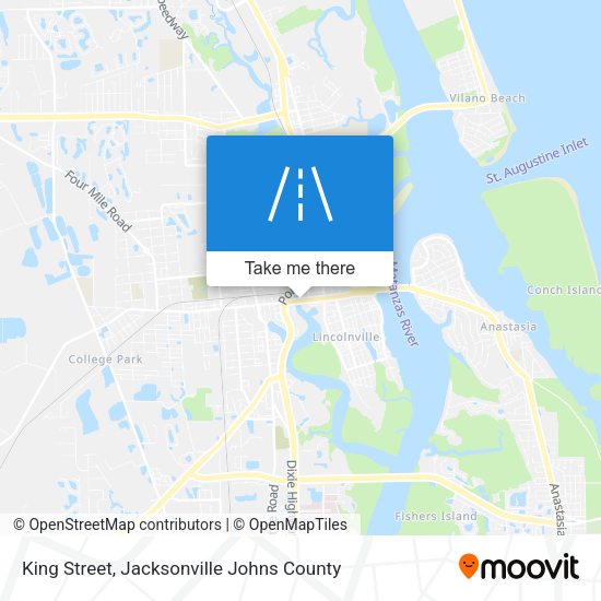 King Street map