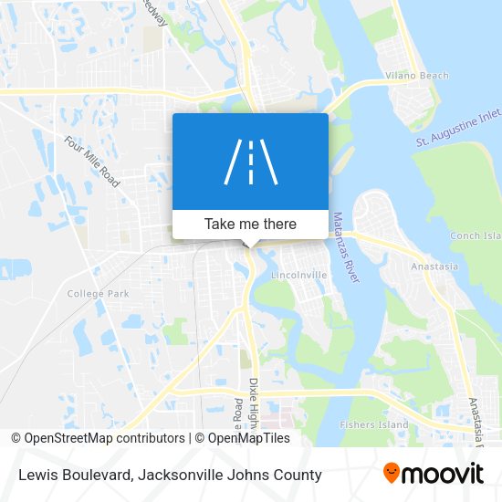 Lewis Boulevard map
