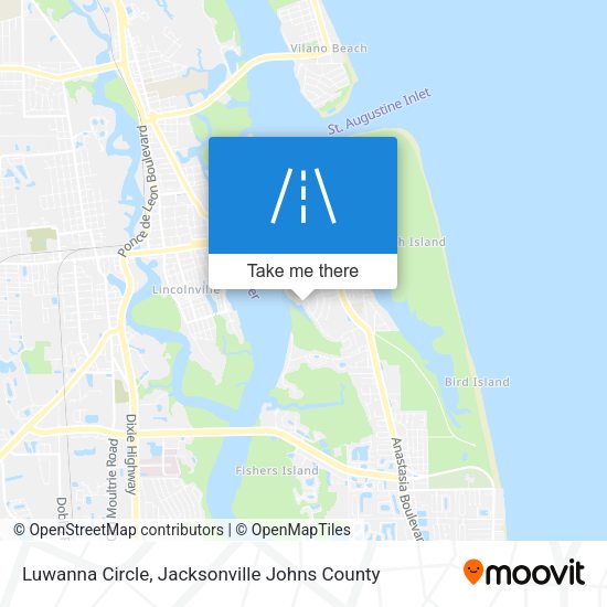 Luwanna Circle map