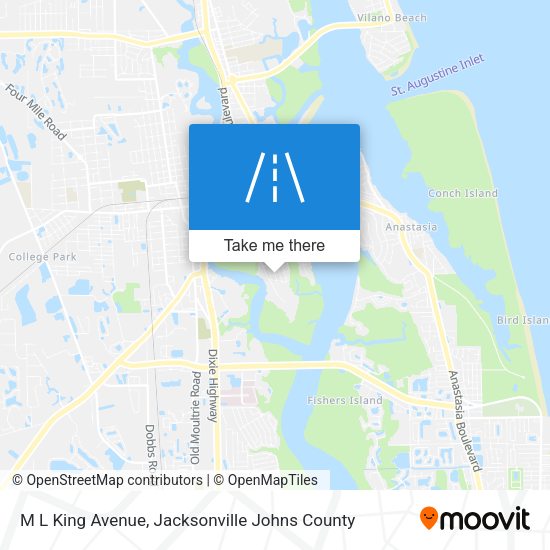 M L King Avenue map
