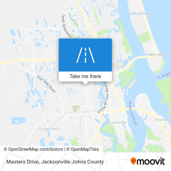 Masters Drive map