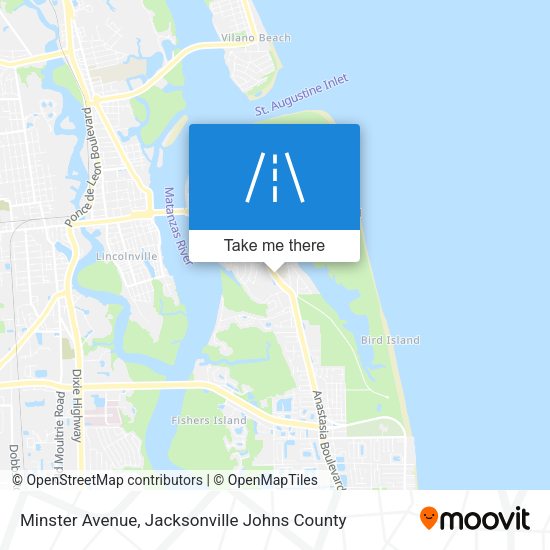 Minster Avenue map