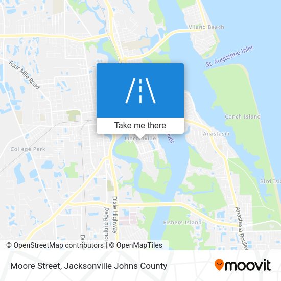 Moore Street map