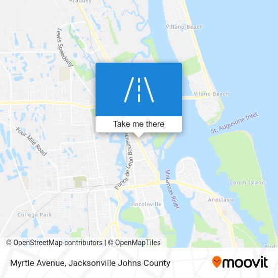 Myrtle Avenue map