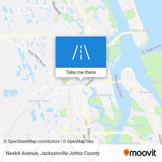 Nesbit Avenue map