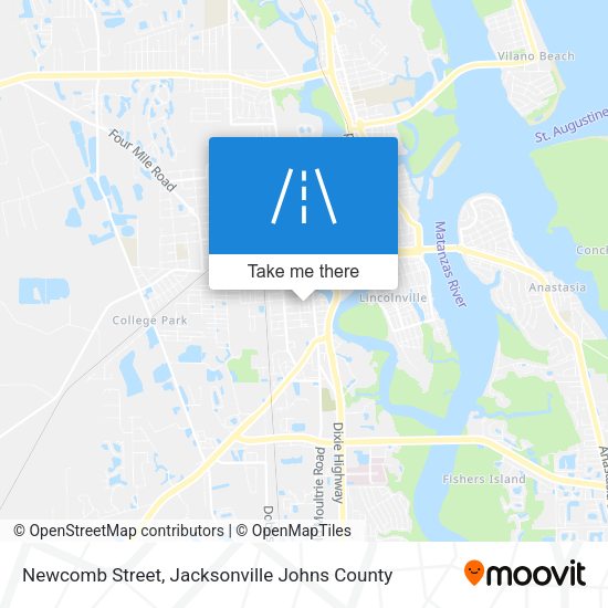 Newcomb Street map