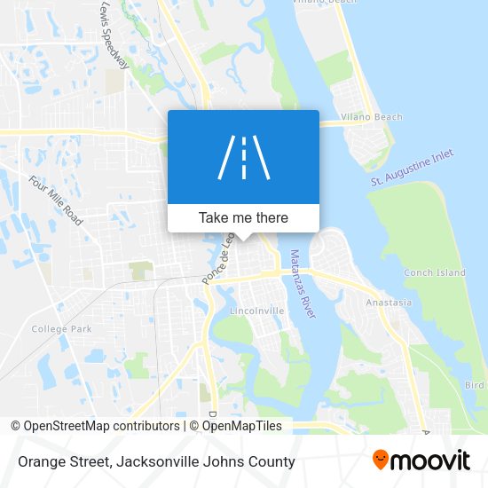 Orange Street map