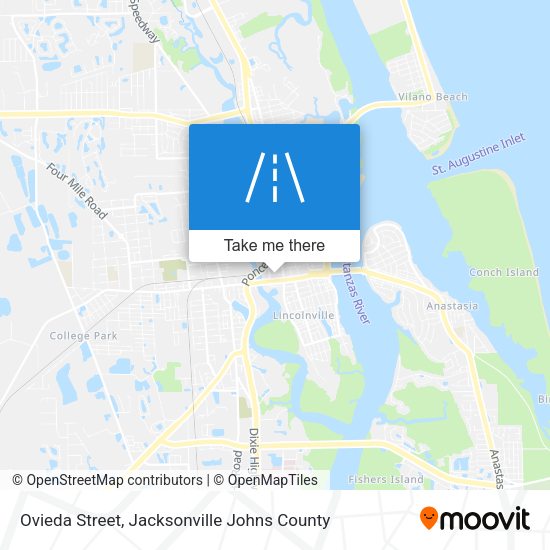 Ovieda Street map