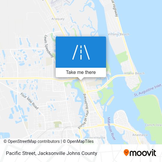 Pacific Street map