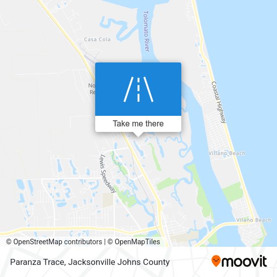 Paranza Trace map