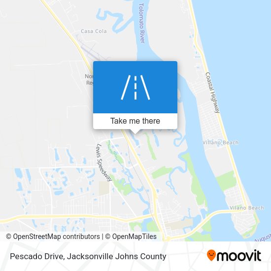 Pescado Drive map