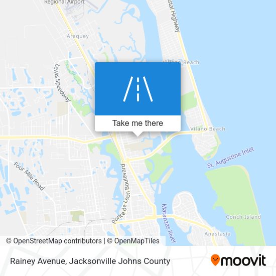 Rainey Avenue map