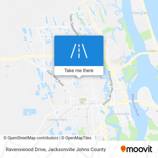 Ravenswood Drive map
