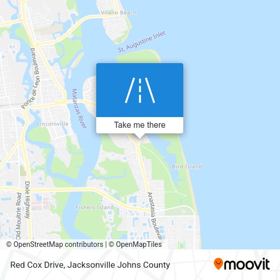 Red Cox Drive map