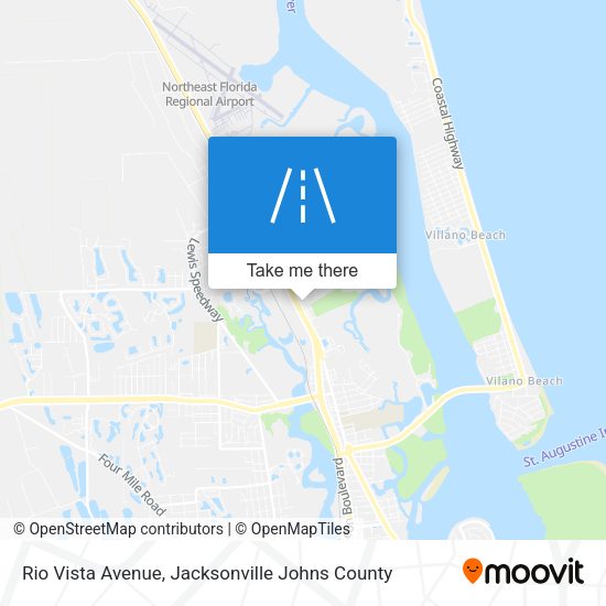 Rio Vista Avenue map