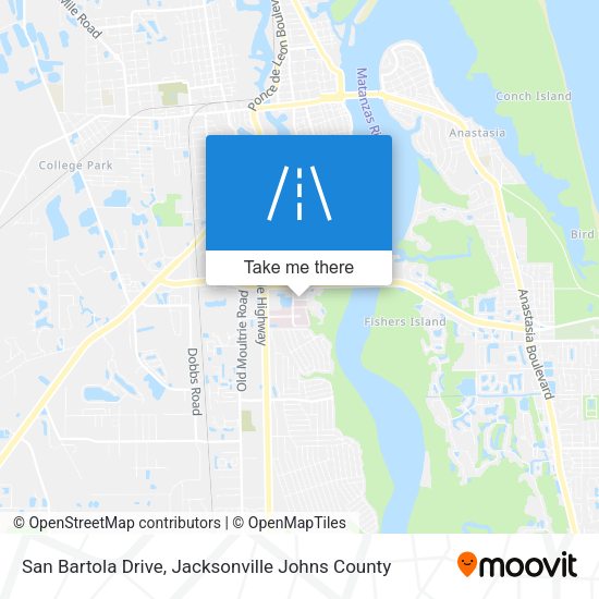 San Bartola Drive map