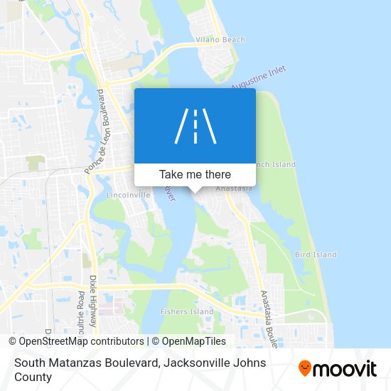Mapa de South Matanzas Boulevard