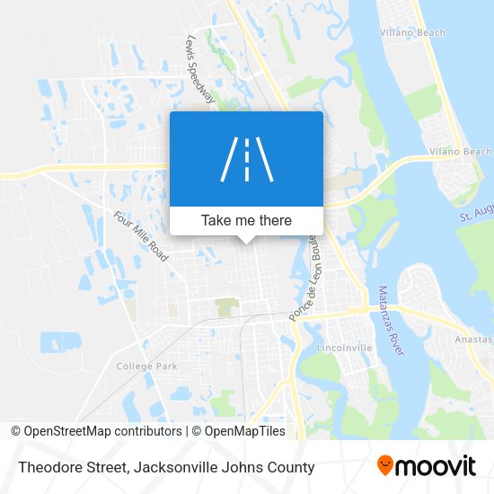 Theodore Street map
