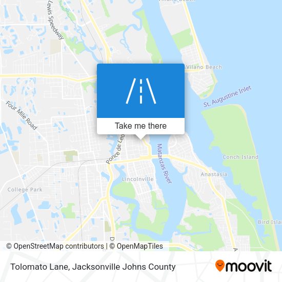 Mapa de Tolomato Lane